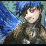 Bluejay Angel ACEO