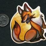 Coyote Moon Sticker