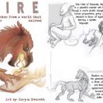 Fire:Sketches from a world that never existed
