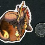 Kirin Moon Sticker 